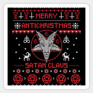 Merry Antichristmas Ugly Sweater Magnet